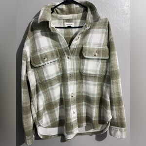 American Eagle Soft Plaid Flannel Shirt